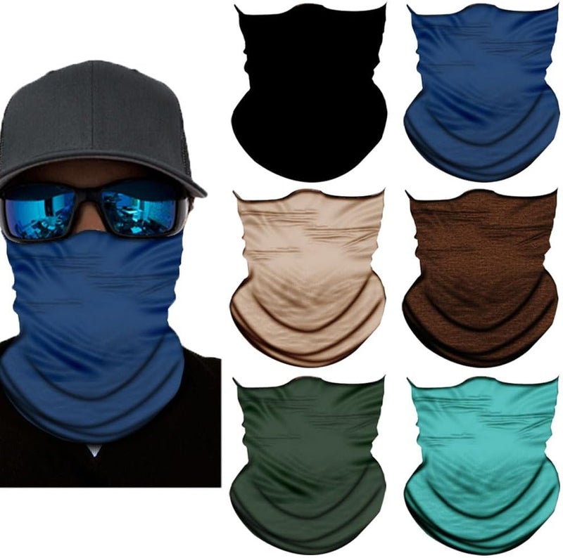 SIDAZON Neck Gaiter Mask,UV Protection Bandana Gator Face Cover Covering Mask,Tube Scarf,Neck Warmer Balaclava,Headband - Image 1